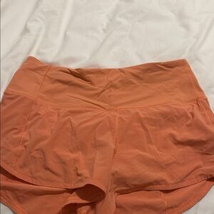 Women’s Athletic High Rise shorts pastel orange